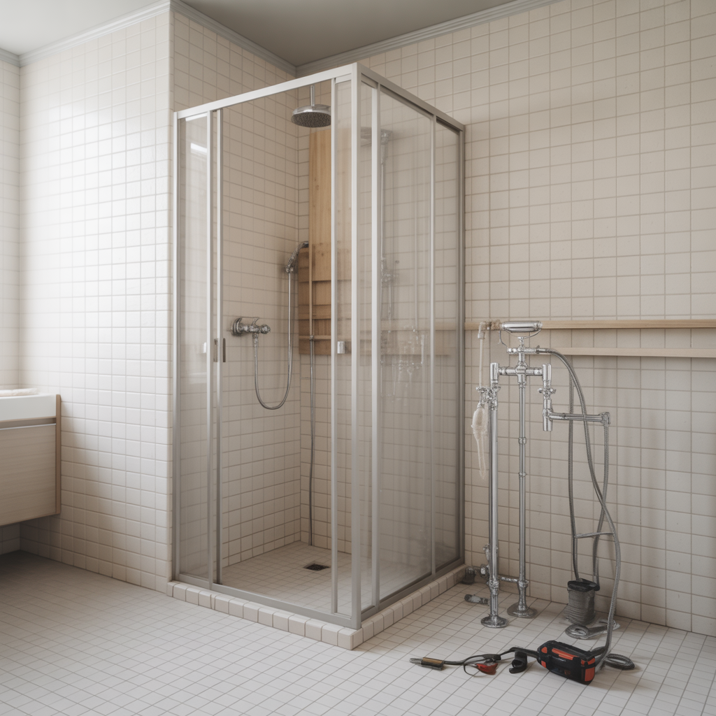 12.Sa installerar du en ny duschkabin pa ratt satt