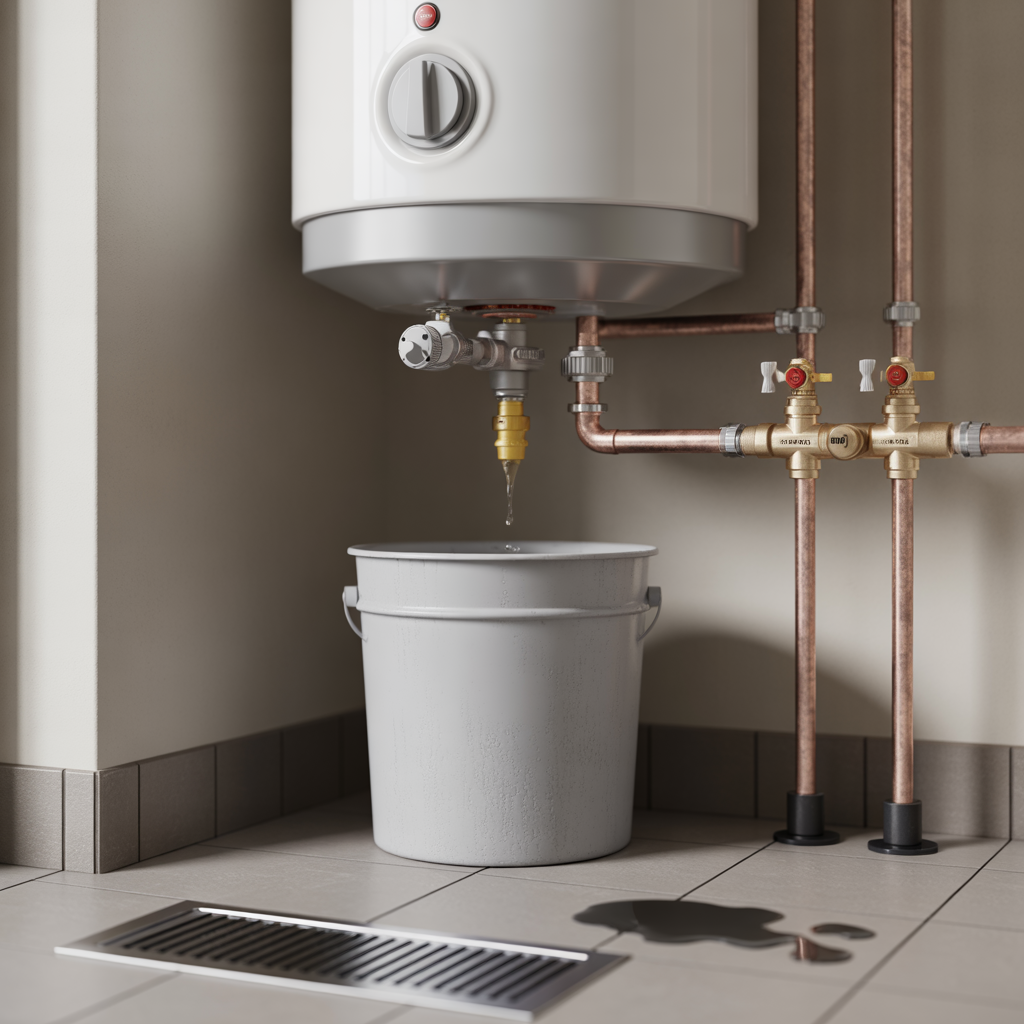 sakerhetsventil pa varmvattenberedare droppar felsokning